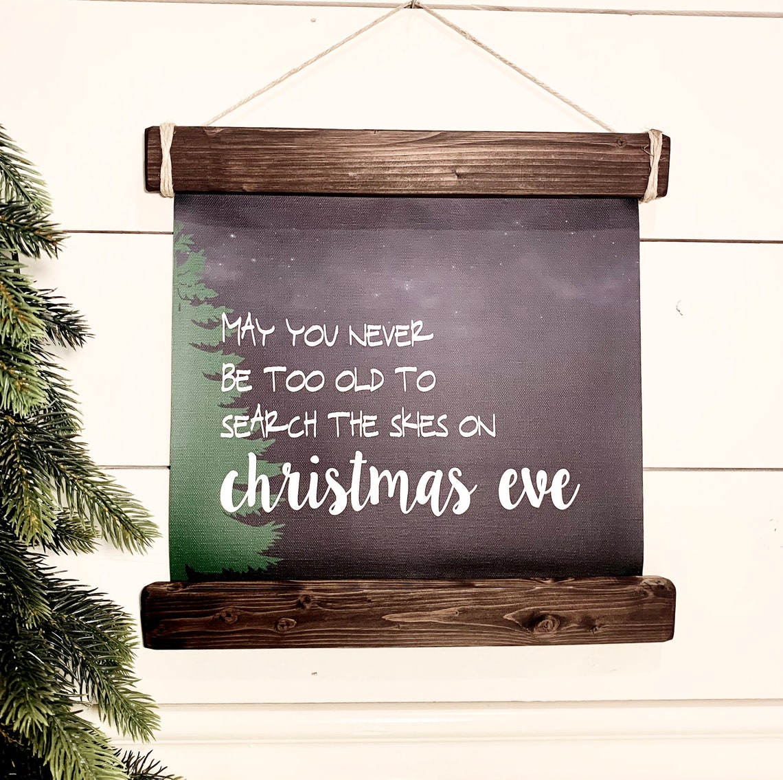 May you never be too old to search the skies on Christmas Eve | Etsy