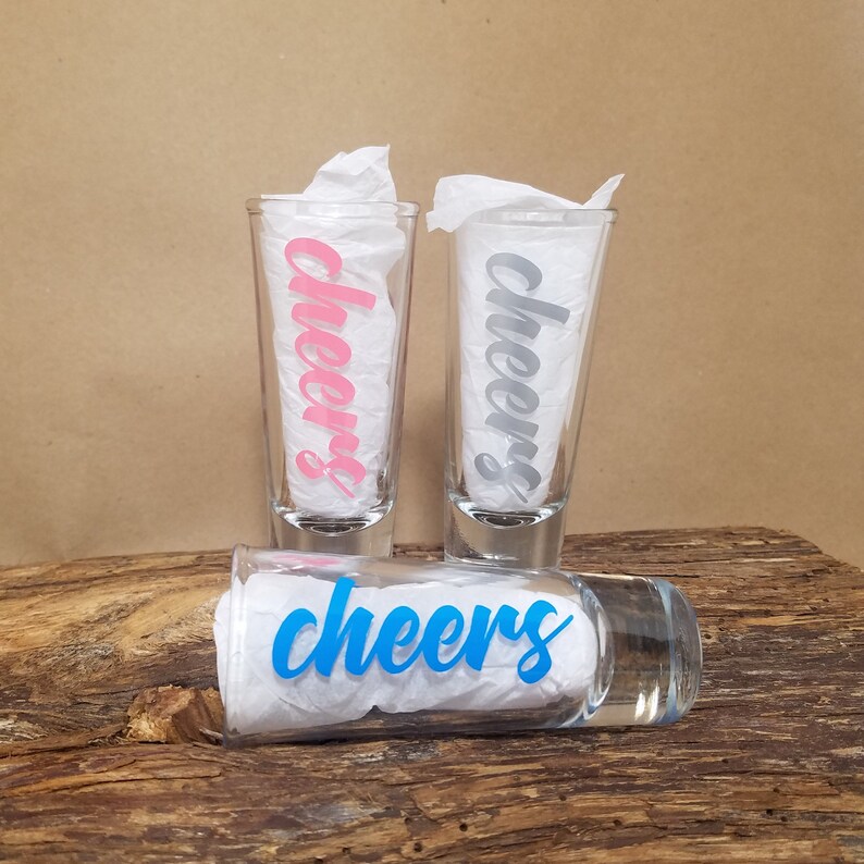 Party Shot Glasses Cheers Fun Party Favors For Adults Funny Etsy