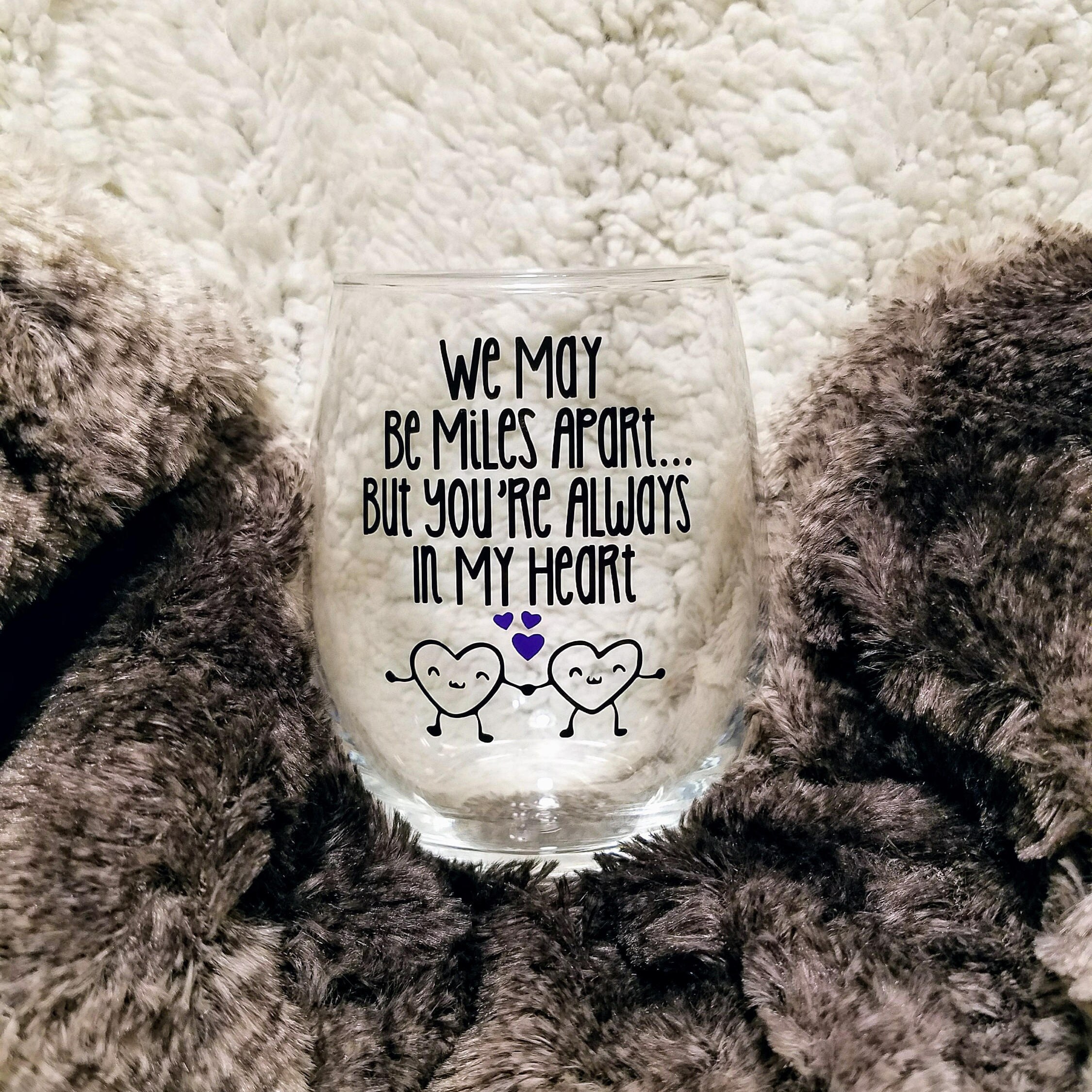 Wine Glasses Best Friends Wine Glass Valentine's Day Etsy