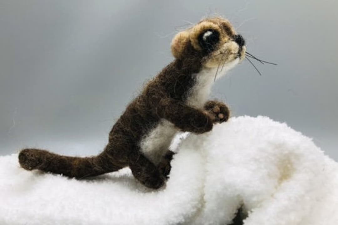 Needle Felted Otter Madetoorder Etsy