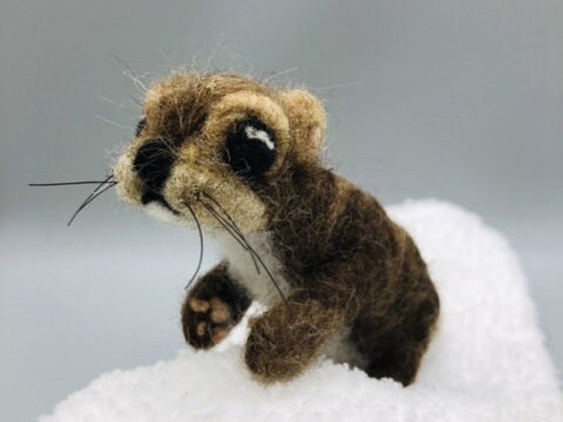 Needle Felted Otter Madetoorder Etsy