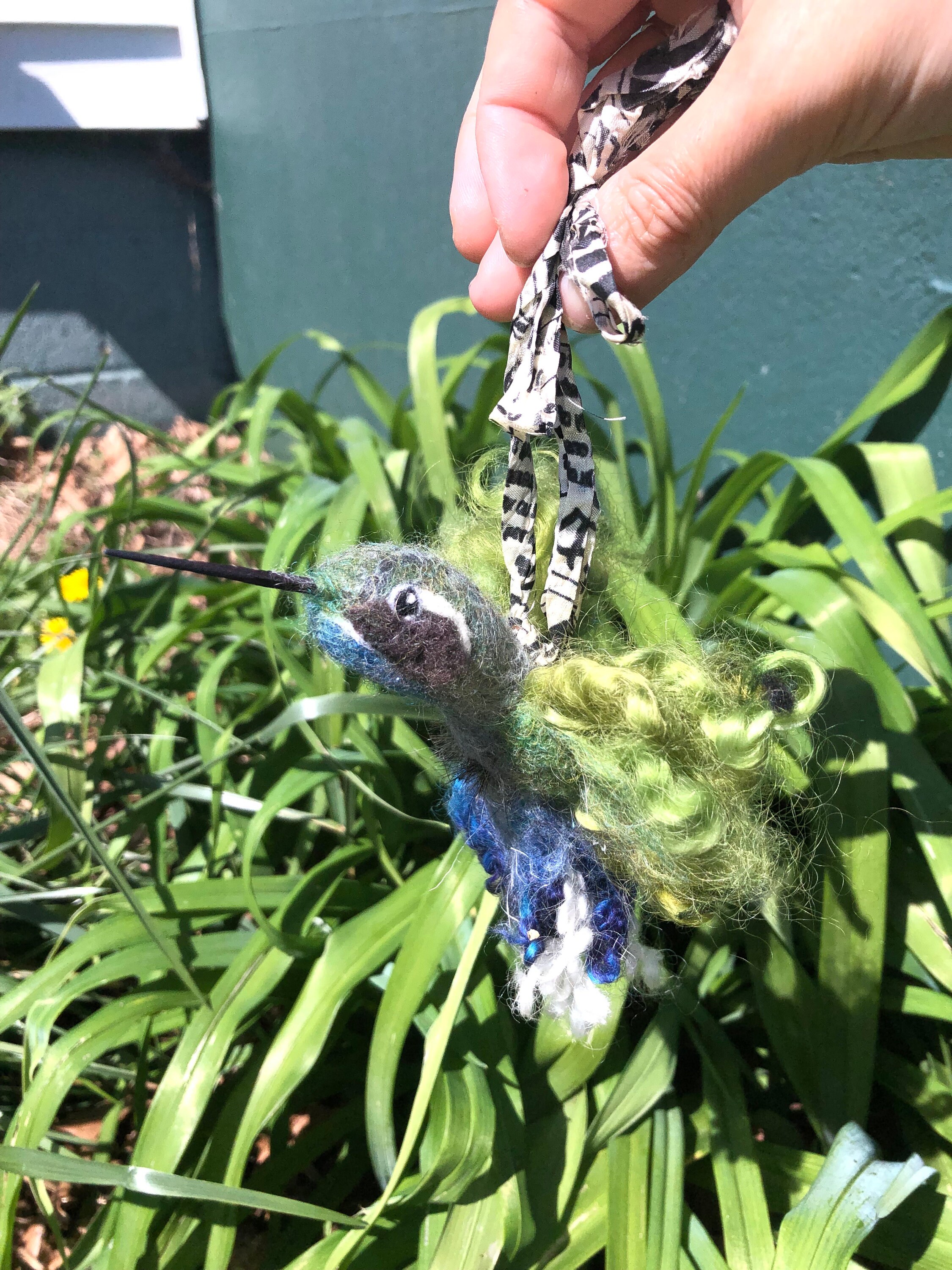 Felted Hummingbird Needle Felted Hummingbird, Made to Order - Etsy