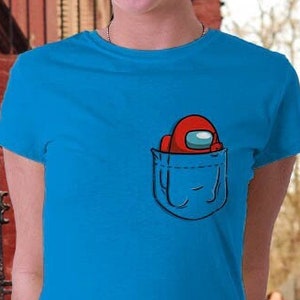 Pocket Impostor T-Shirt | Unisex - Women - Kids | Awesome Geek Video Game Parody Clothes