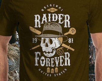 Raider Forever T-Shirt | Unisex - Women - Kids | Awesome Geek Movie Parody Clothes