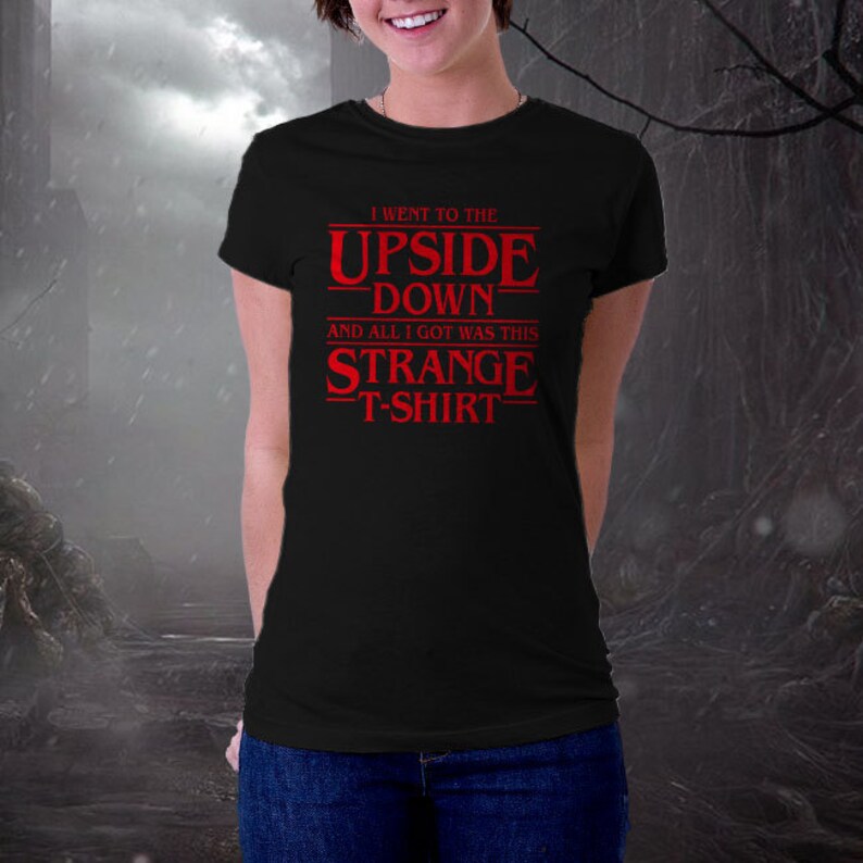 I Went to the Upside Down T-Shirt Unisex Women Kids | Etsy