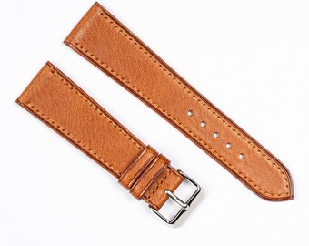 Horlogeband Leer Vintage Cognac | de Horlogebanden Specialist