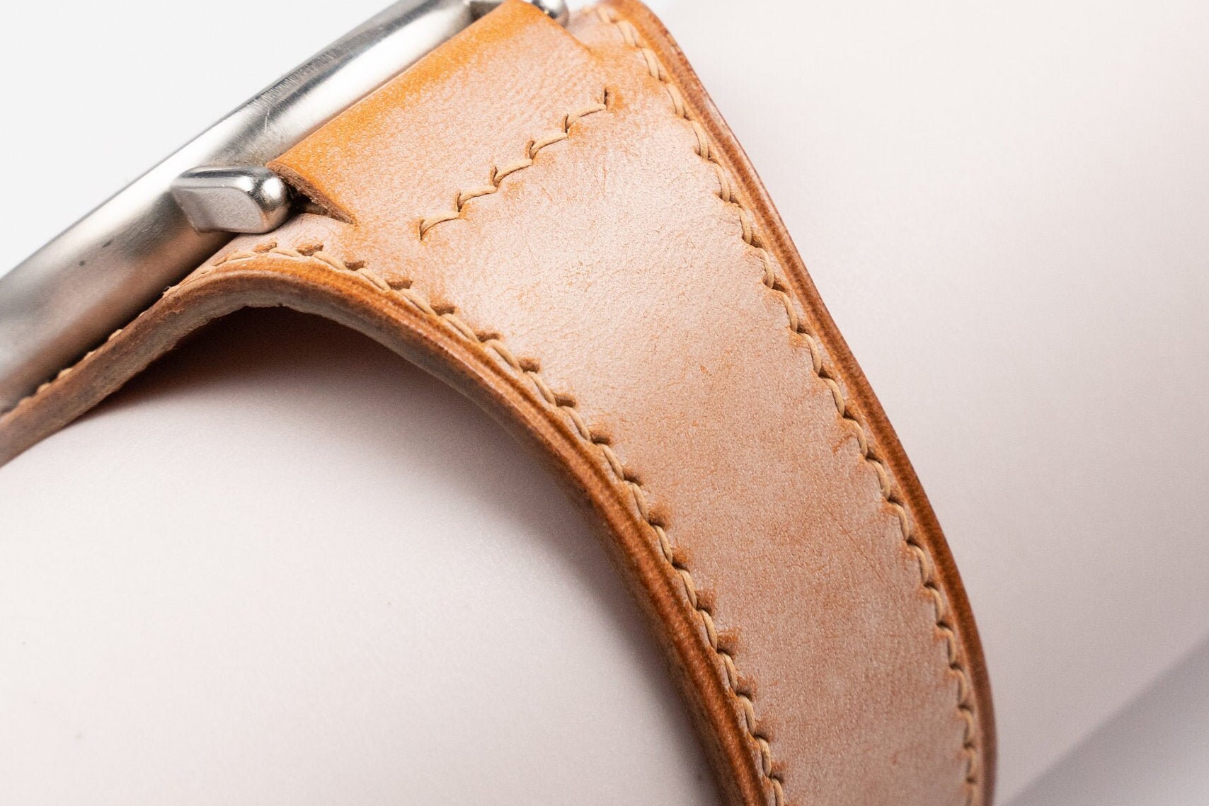 Full BUND Watch Band Leather Cuff watch strap for 16mm 17mm Etsy