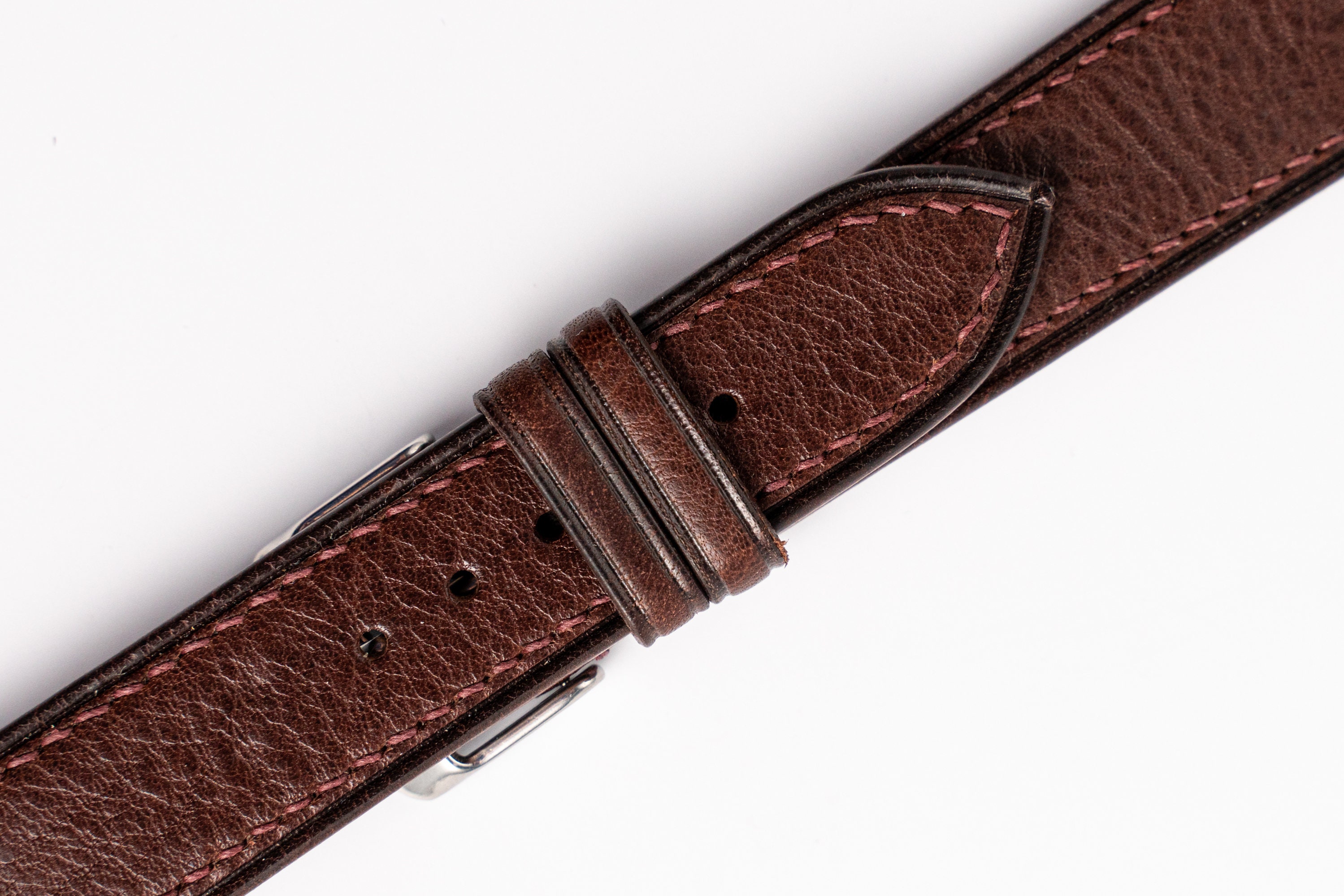 Mens brown watch band Handmade leather watch strap 17mm Etsy