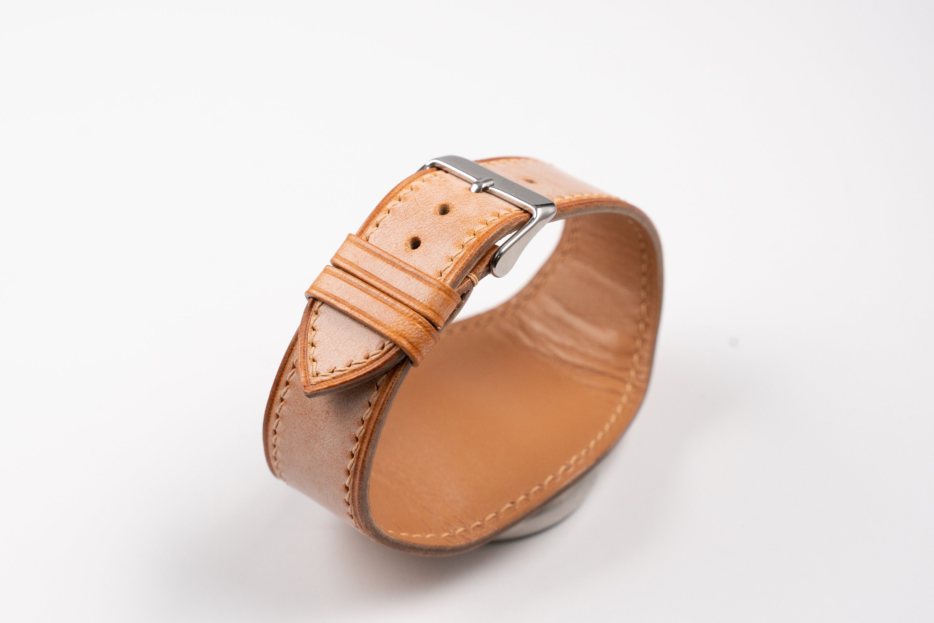 Full BUND Watch Band Leather Cuff watch strap for 16mm 17mm Etsy