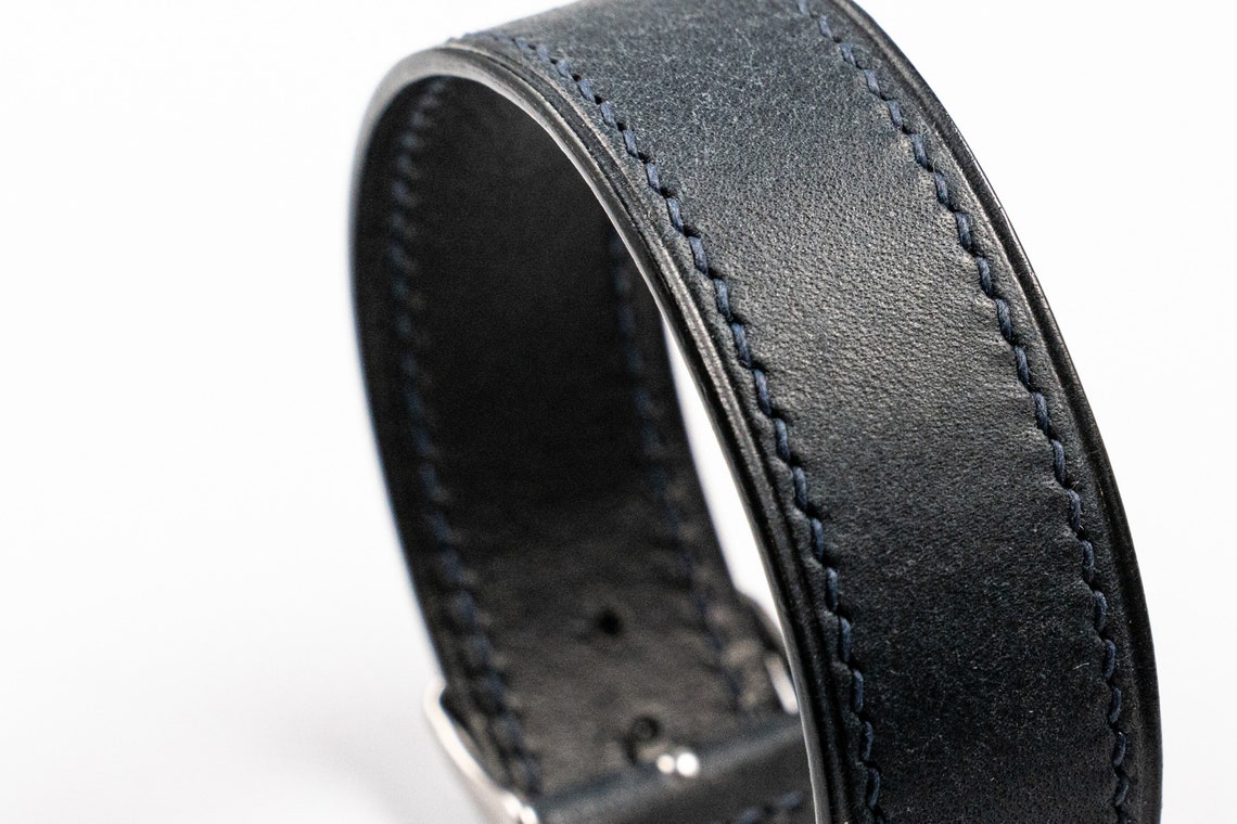 Single Pass Leather watch band One Piece leather watch strap. Etsy