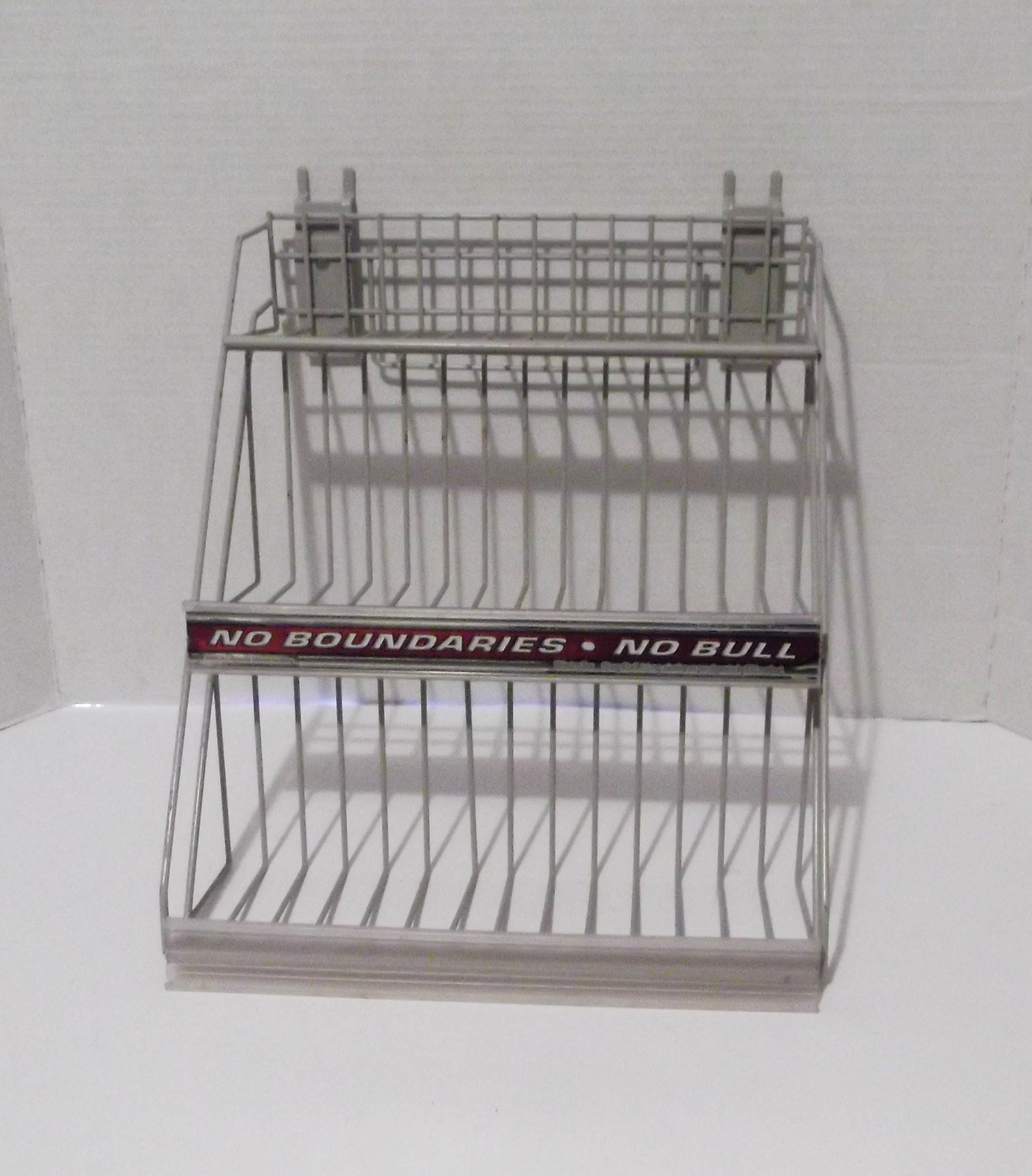 vintage cigarette display Metal Store Case Wall Advertising Rack Winston Care 35.5 W 1930s camel cigarettes store display