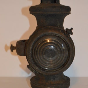 Vintage Automobile Signal Kerosene Lantern