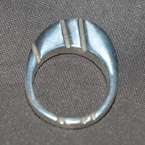 Unique Handmade Sterling Silver Carved Ring