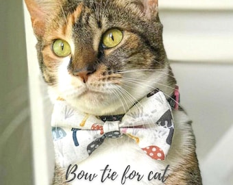 Cat bow tie pattern / Pet bow pattern / Small Bow tie pattern / Bow sewing pattern for cats and kittens / Cat sewing pattern / Pet pattern