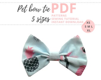 Dog Bow Tie Pattern Etsy