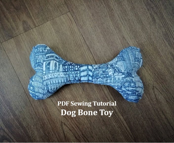 Dog Bone Toy Tutorial and PATTERNS/ Plush for dog / Pet toy Etsy