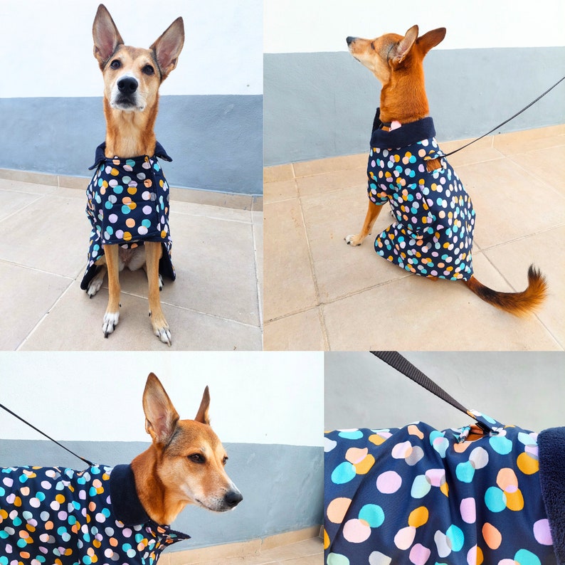 XXL Dog jacket pattern, Giant Dog coat sewing pattern, Dog raincoat with fleece pattern, Waterproof dog coat PDF pattern, Dog clothes PDF image 3