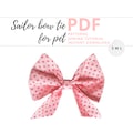 Sailor Bow for pet collar Tutorial and Patterns \/ Small,  Medium, Large \/ Cat and Dog collar Accessories \/ Instant Download Sewing Pattern product logo