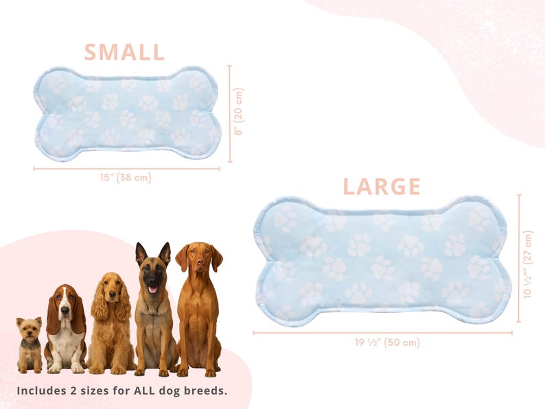 Dog Placemat Tutorial and PATTERNS | Dog food accessories | Waterproof Bone Placemat DIY | Sewing tutorial | PDF Instant download image 6