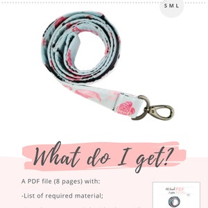 Pet leash sewing PDF tutorial / Dog leash DIY / Cat leash make project / Sewing tutorial / Small, Medium and Large / Instant download image 2