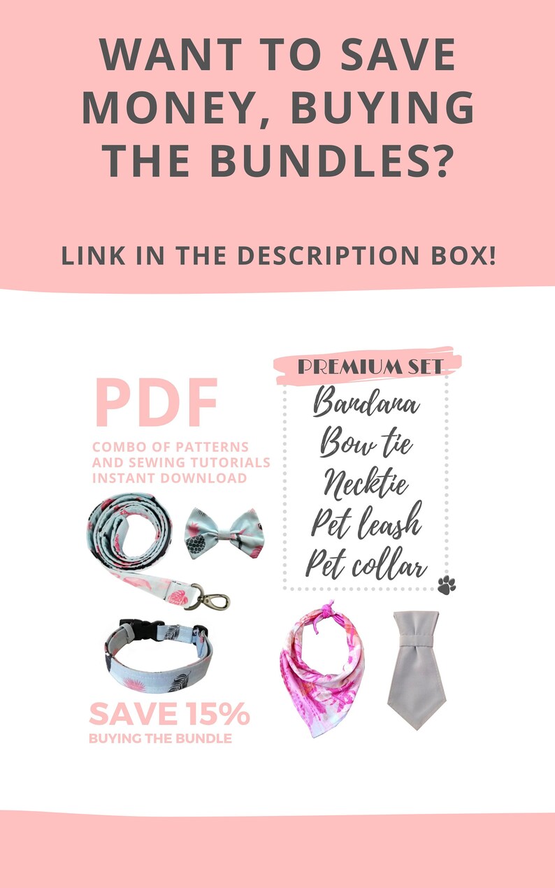 Dog Collar and Leash PDF Patterns / How to Make a Pet Leash Etsy