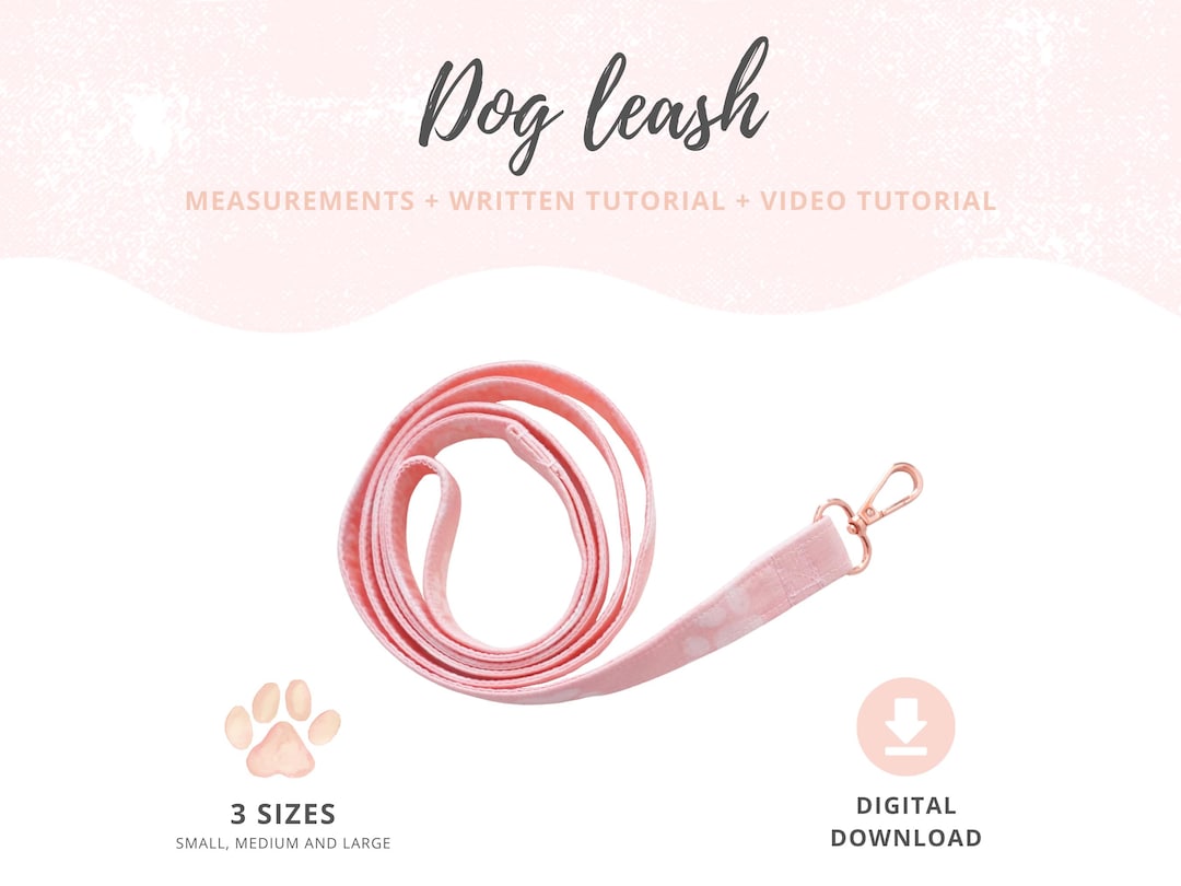 Leash Template.pdf Dog Leash Sewing Pattern | How to Make a Pet Leash | Dog Leash | Dog ...