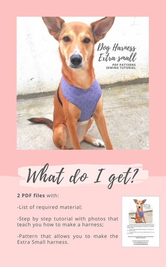 step in dog harness tutorial