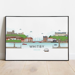 Whitby Landscape Wall Art - Giclée Print, Frame, or Canvas