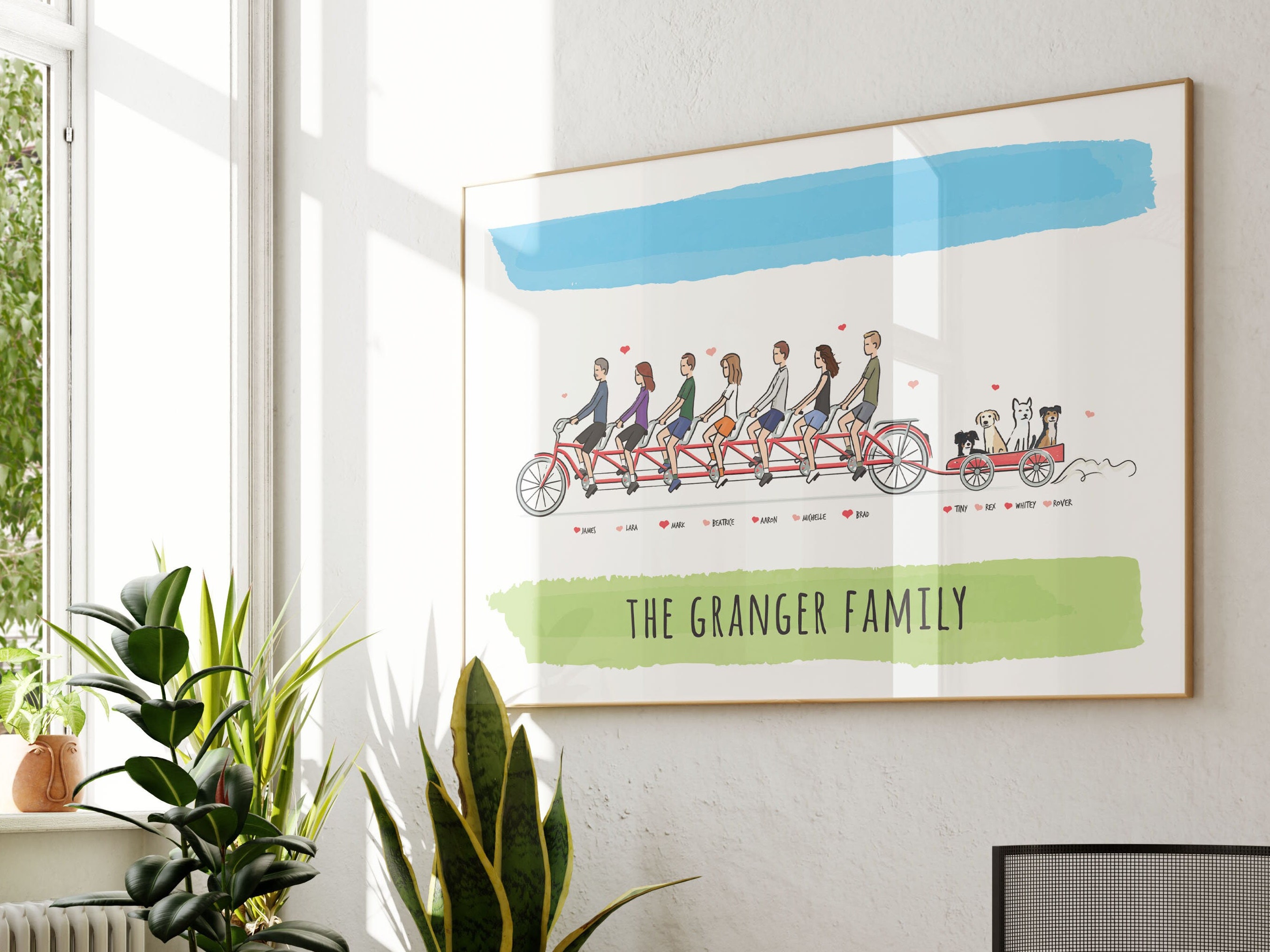 Enjoy The Ride Together Personalized 11x14 Canvas - 20878054