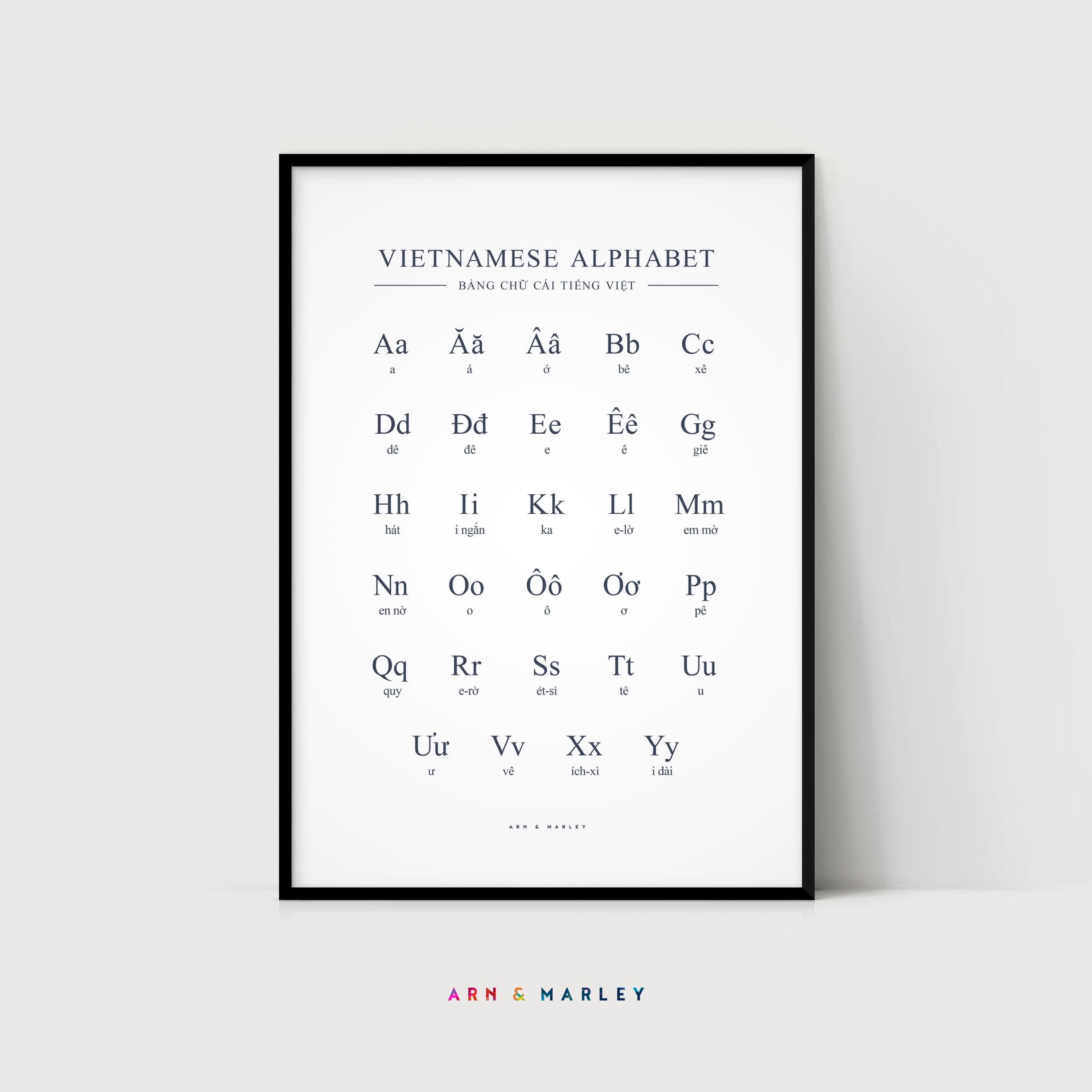 Vietnamese Alphabet For Kids