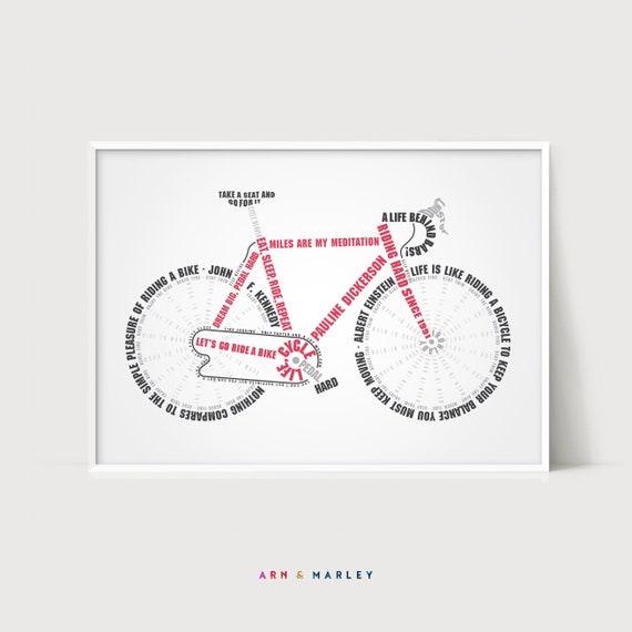 Etsy bike online art