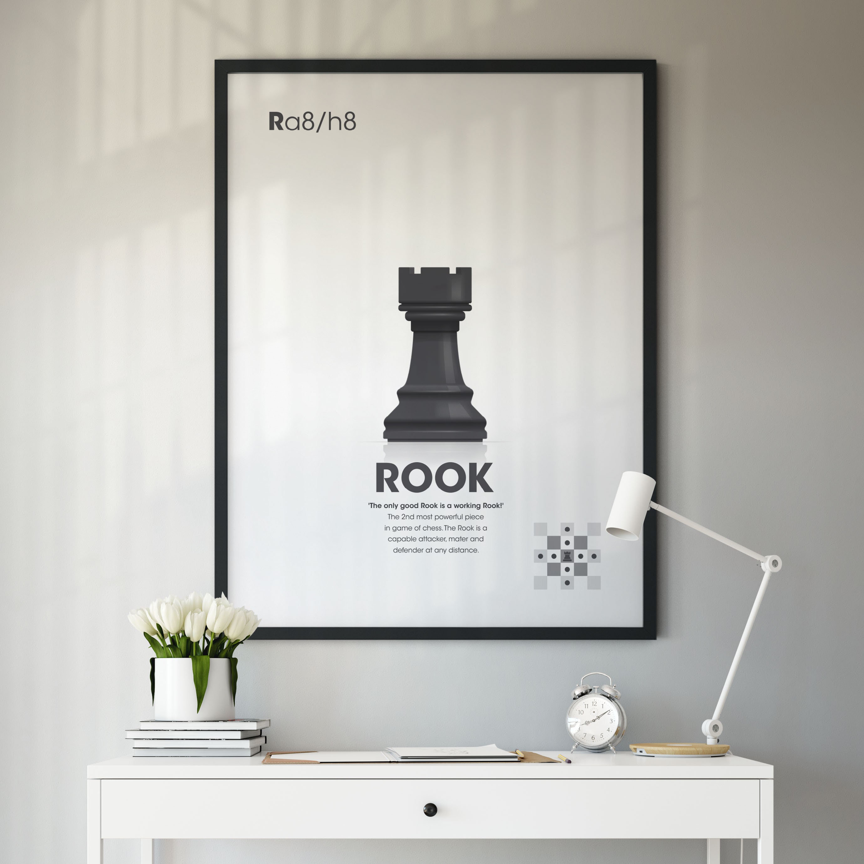 Chess Rook Wall Art for Sale