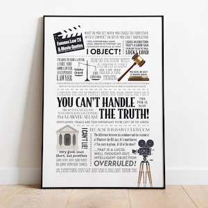 Juristische Zitate: Druck, Rahmen, Leinwand oder Digitale Datei