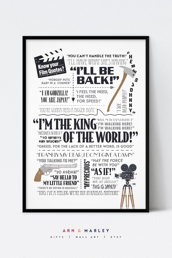 movie quotes posters