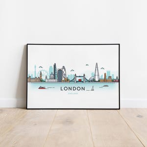 London Skyline Art: Print or Framed Print