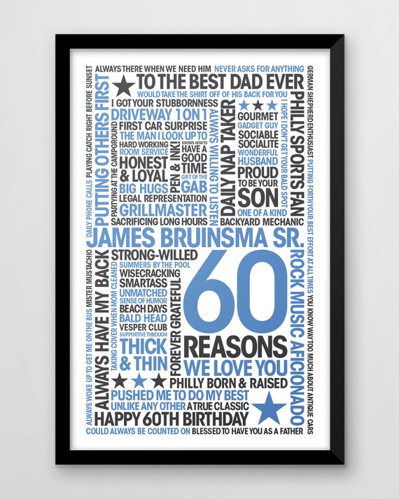dad 60th birthday