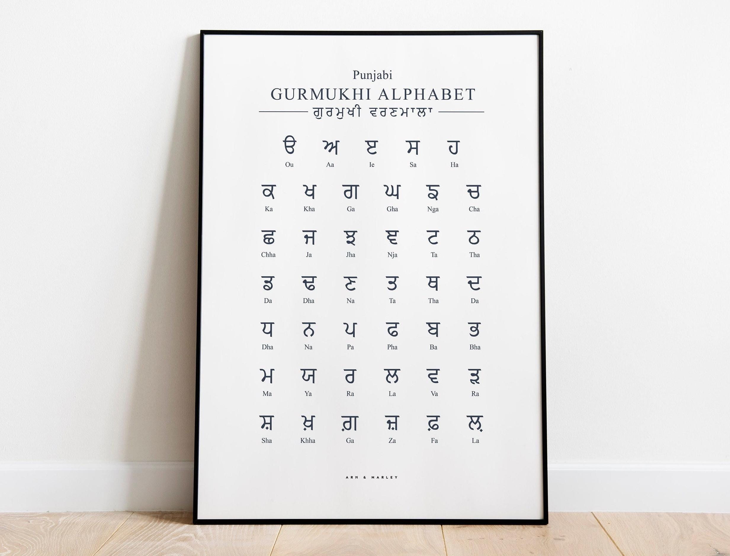 Punjabi Mein Uda Aida Full History Of India 100x70 Cm (40