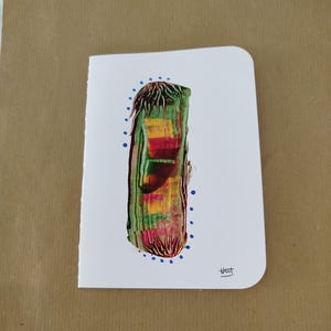 Grande carte de voeux faite à la main