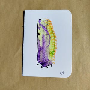Grande carte de voeux faite à la main