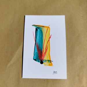 Carte de voeux faite à la main