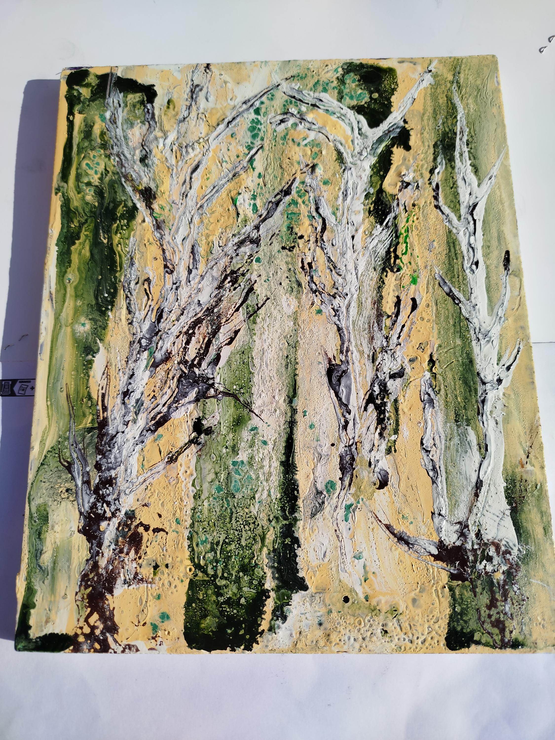 抽象画「裸の木」樹木No.5 - Etsy 日本