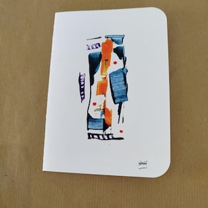 Grande carte de voeux faite à la main