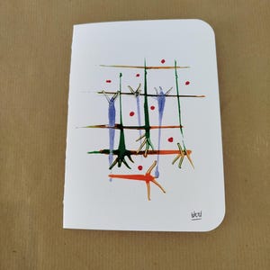 Grande carte de voeux faite à la main