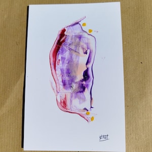 Carte de voeux faite à la main