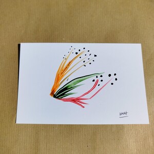 Carte de voeux faite à la main