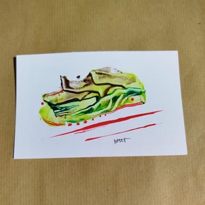 Carte de voeux faite à la main