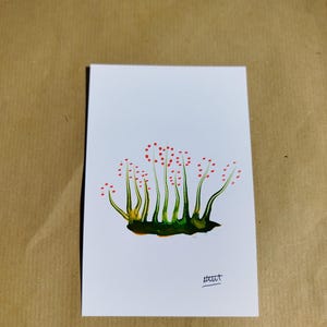 Carte de voeux faite à la main