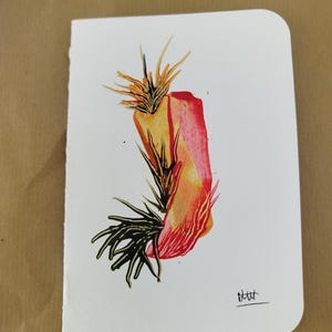Grande carte de voeux faite à la main