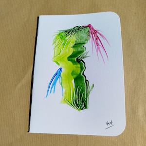 Grande carte de voeux faite à la main