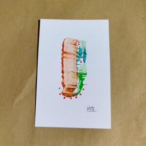 Carte de voeux faite à la main